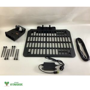 Kit base ricarica per WR143-147-147E.1-153E-155E (1 base + 1 aliment + 8 chiodi) per Rasaerba robot Landroid