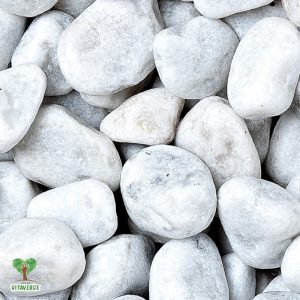Ciottolo  Bianco Carrara 60-100 mm sacchi da 25 kg                                                                              