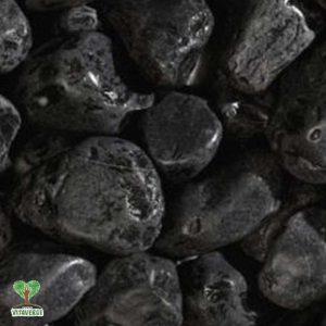 Ciottolo Nero Ebano 60-100 mm in sacchetti da 25 kg                                                                             